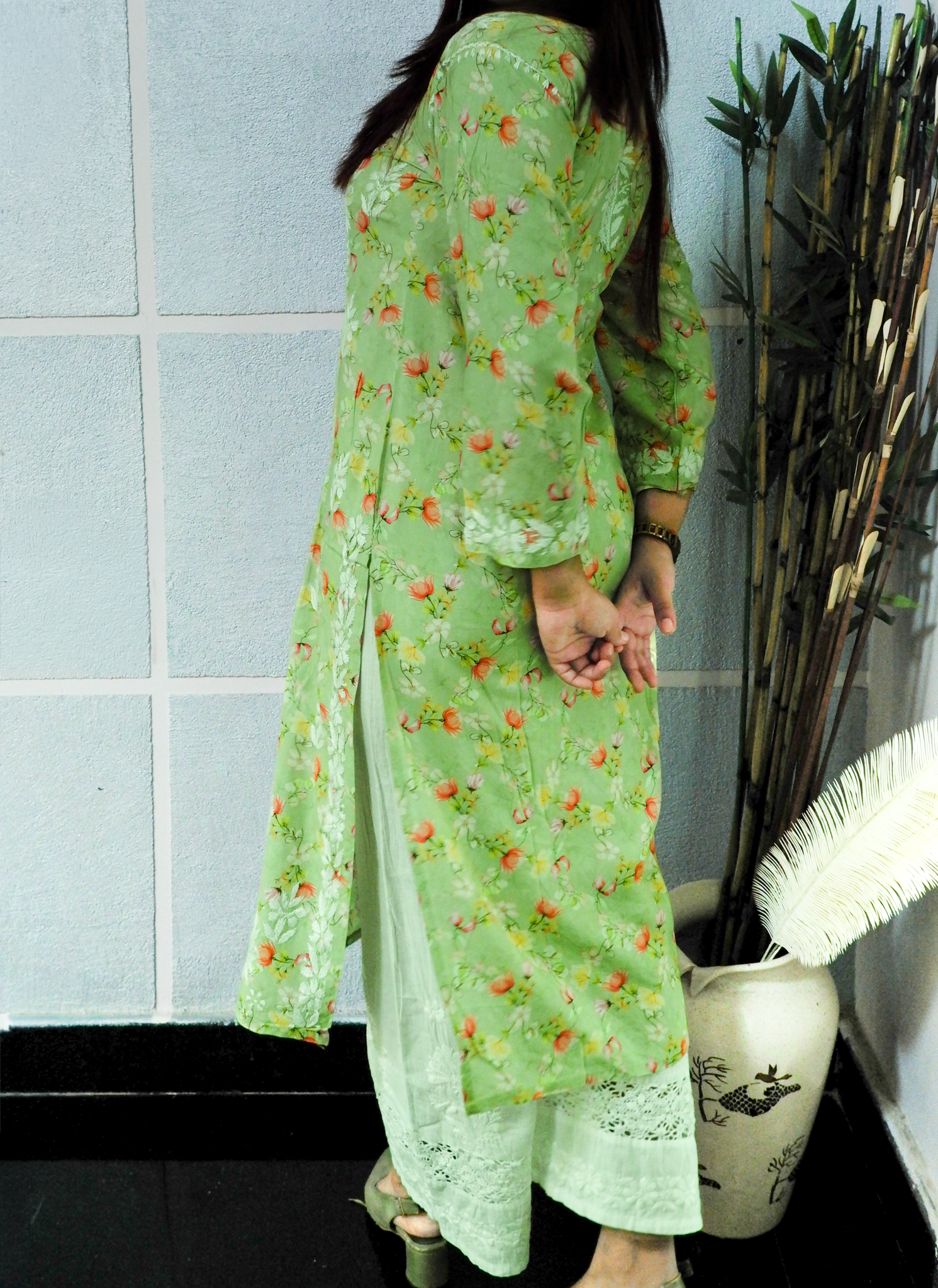 Mint Blossom Kurti